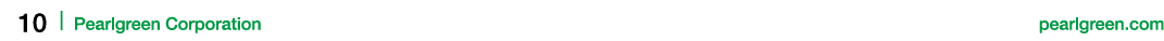  10 | Pearlgreen Corporation pearlgreen.com